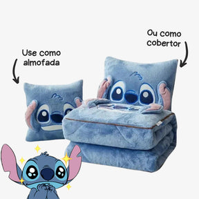 Almofada e Cobertor Stitch - 2 em 1 - ZBaby