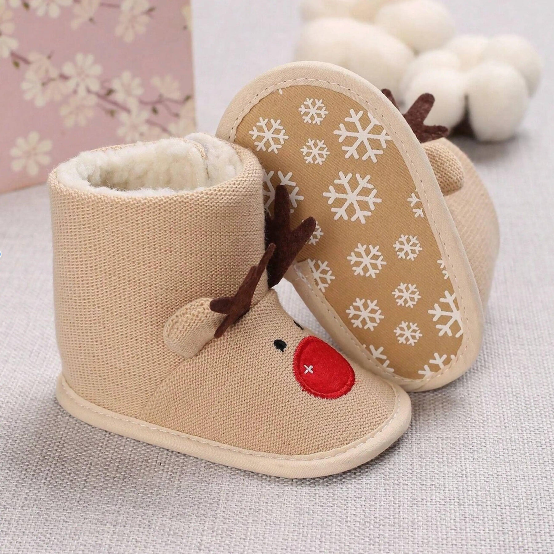 Bota de Inverno Natal para Bebê - ZBaby