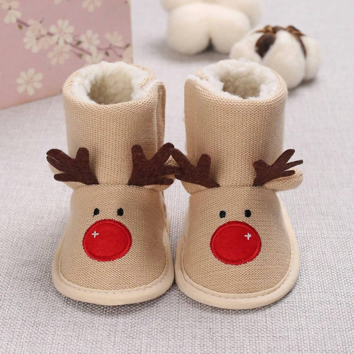 Bota de Inverno Natal para Bebê - ZBaby