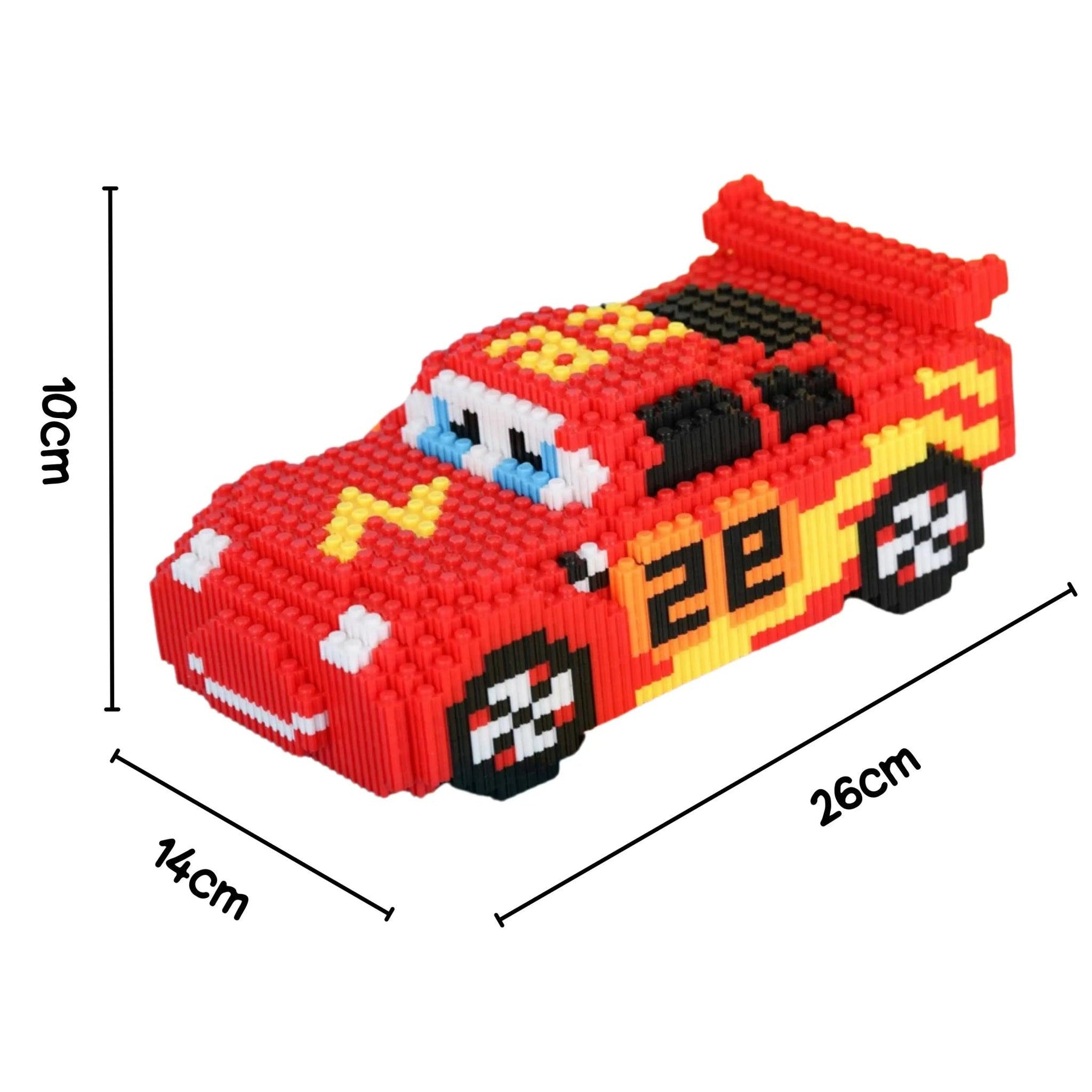 Brinquedo Lego Relâmpago Mcqueen Infantil - Carrinho de Montar - ZBaby