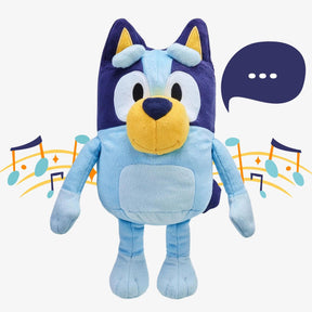 Brinquedo de Pelúcia Bluey Infantil - Canta e Fala em Inglês - ZBaby