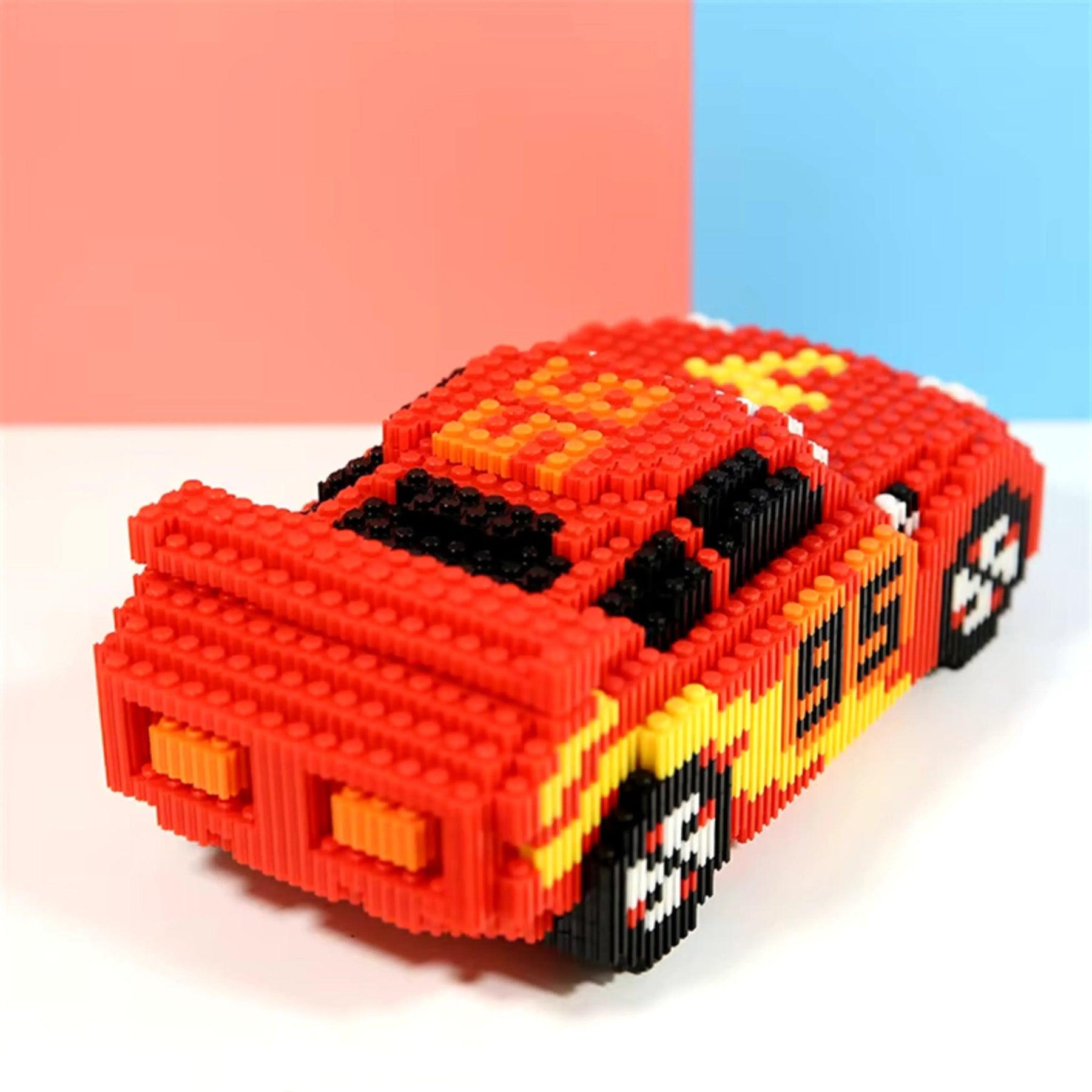 Brinquedo Lego Relâmpago Mcqueen Infantil - Carrinho de Montar - ZBaby