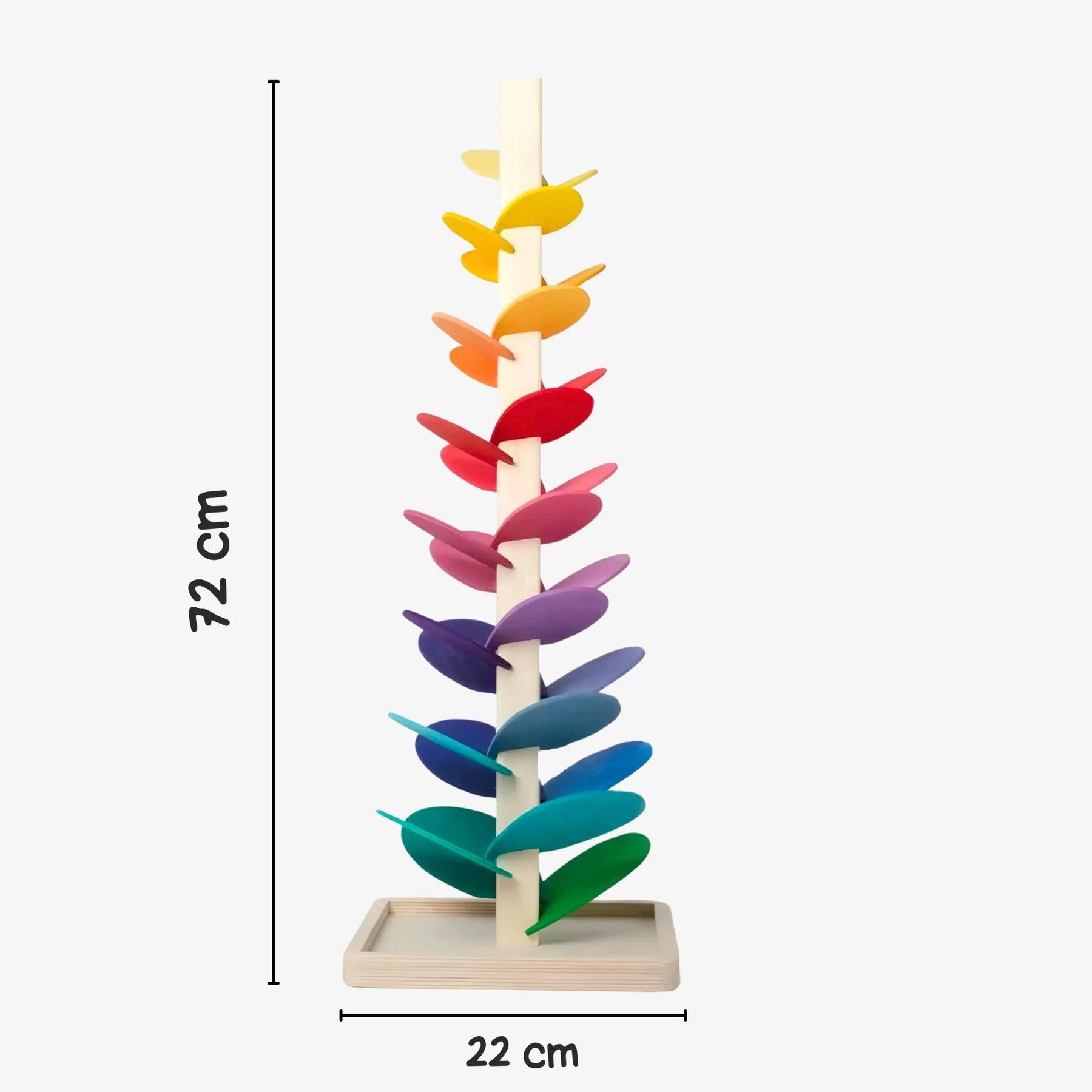 Brinquedo Montessori Árvore Sonora Arco íris - ZBaby