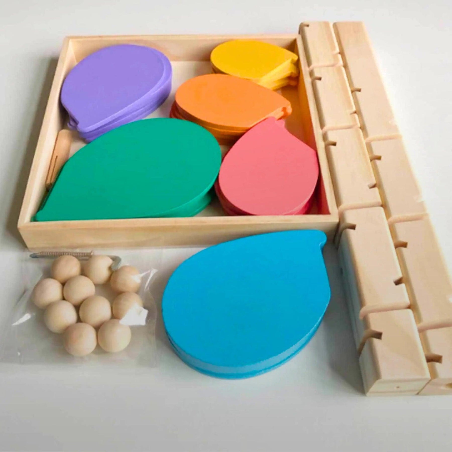 Brinquedo Montessori Árvore Sonora Arco íris - ZBaby