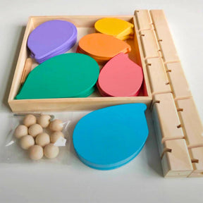 Brinquedo Montessori Árvore Sonora Arco íris - ZBaby