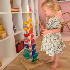 Brinquedo Montessori Árvore Sonora Arco íris - ZBaby