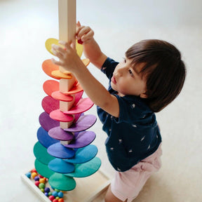 Brinquedo Montessori Árvore Sonora Arco íris - ZBaby