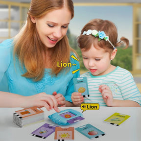 Brinquedo para Aprender Inglês - Leitor de Cartas com Som - ZBaby