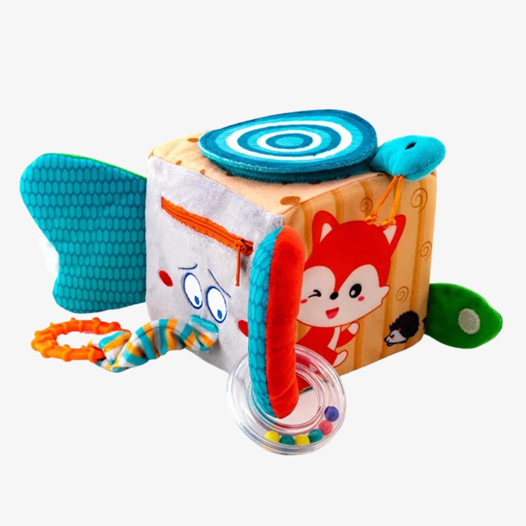 Brinquedo Sensorial Cubo Divertido para Bebês - ZBaby