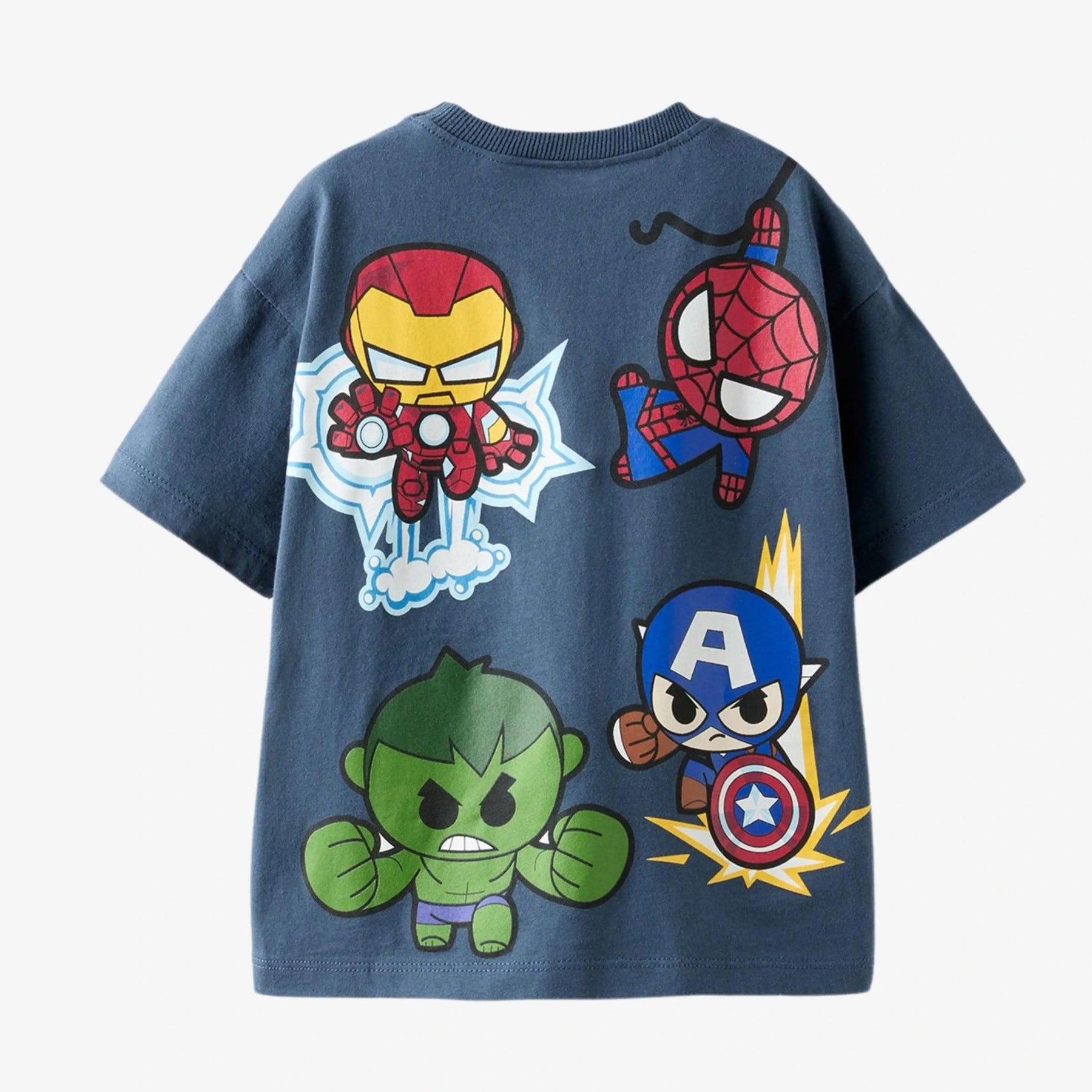 Camiseta Infantil Super Hérois Marvel Vingadores - ZBaby