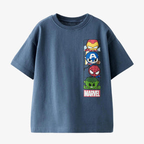 Camiseta Infantil Super Hérois Marvel Vingadores - ZBaby