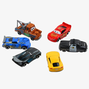 Kit Carrinho de Brinquedo Relâmpago Mcqueen - 7 Peças - ZBaby