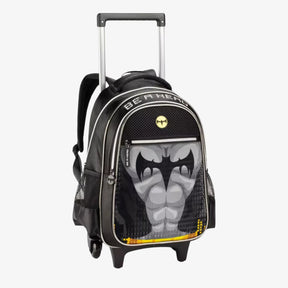 Kit Mochila Batman de Rodinha com Lancheira e Estojo Escolar - ZBaby