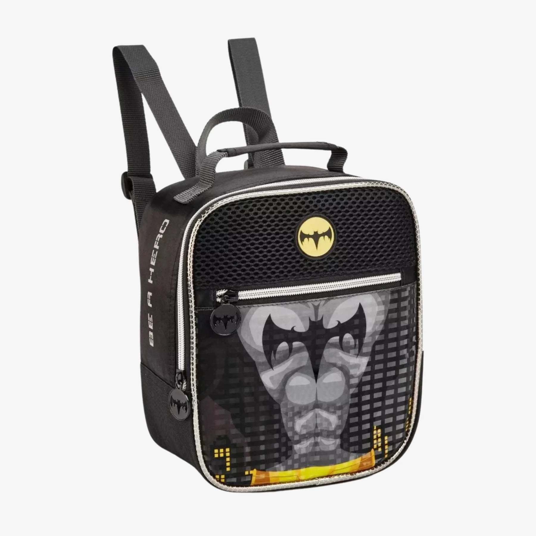 Kit Mochila Batman de Rodinha com Lancheira e Estojo Escolar - ZBaby