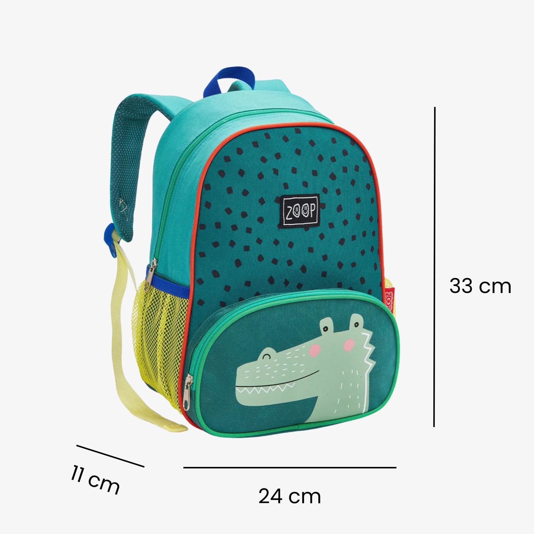 Kit Mochila Infantil Jacaré com Lancheira Escolar - ZBaby