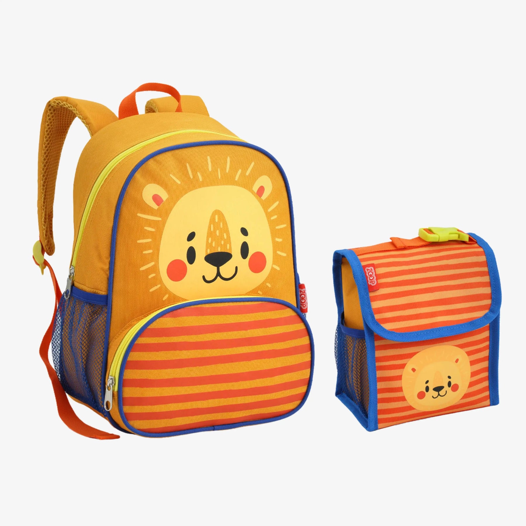 Kit Mochila Infantil Leão com Lancheira Escolar - ZBaby