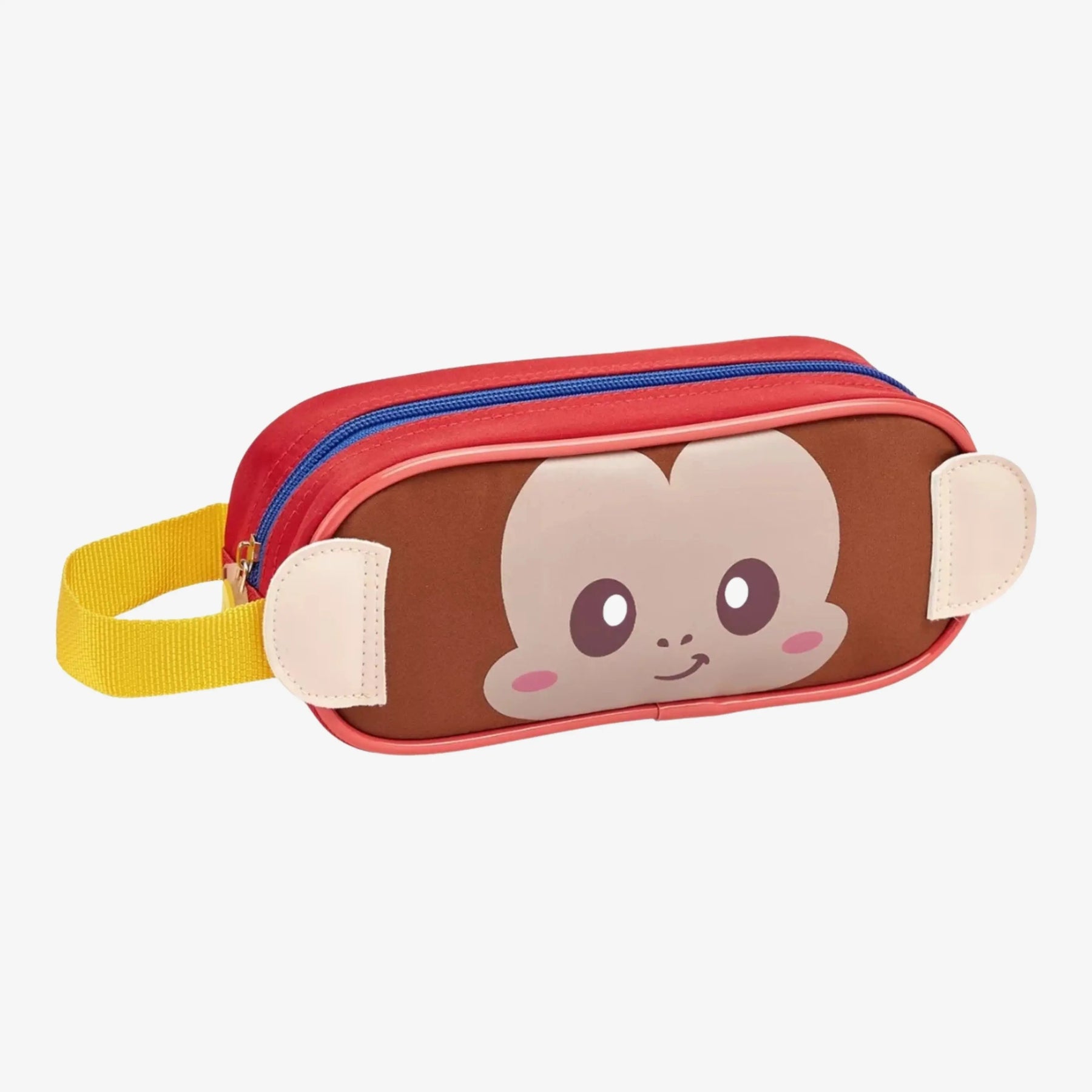 Kit Mochila Infantil Macaco com Lancheira e Estojo Escolar - ZBaby