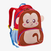 Kit Mochila Infantil Macaco com Lancheira e Estojo Escolar - ZBaby