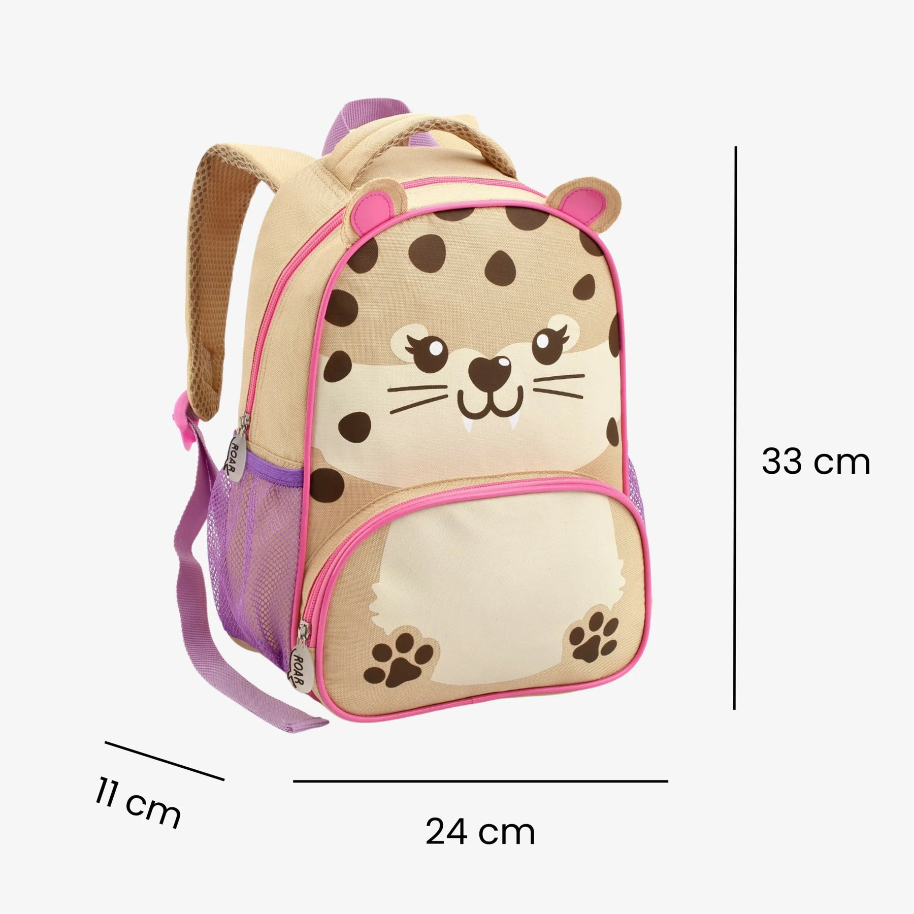 Kit Mochila Infantil Oncinha Menina com Lancheira Escolar - ZBaby