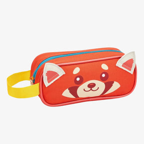 Kit Mochila Infantil Panda Vermelho com Lancheira e Estojo Escolar - ZBaby