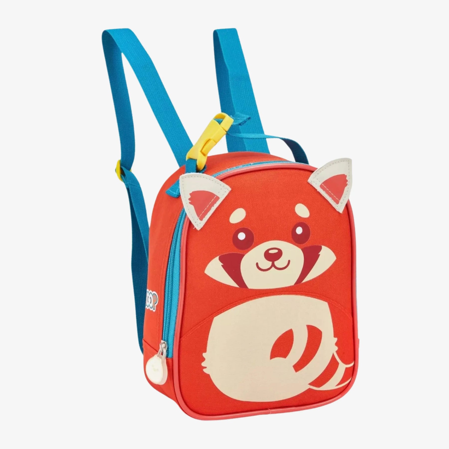 Kit Mochila Infantil Panda Vermelho com Lancheira e Estojo Escolar - ZBaby