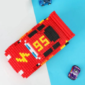 Brinquedo Lego Relâmpago Mcqueen Infantil - Carrinho de Montar - ZBaby