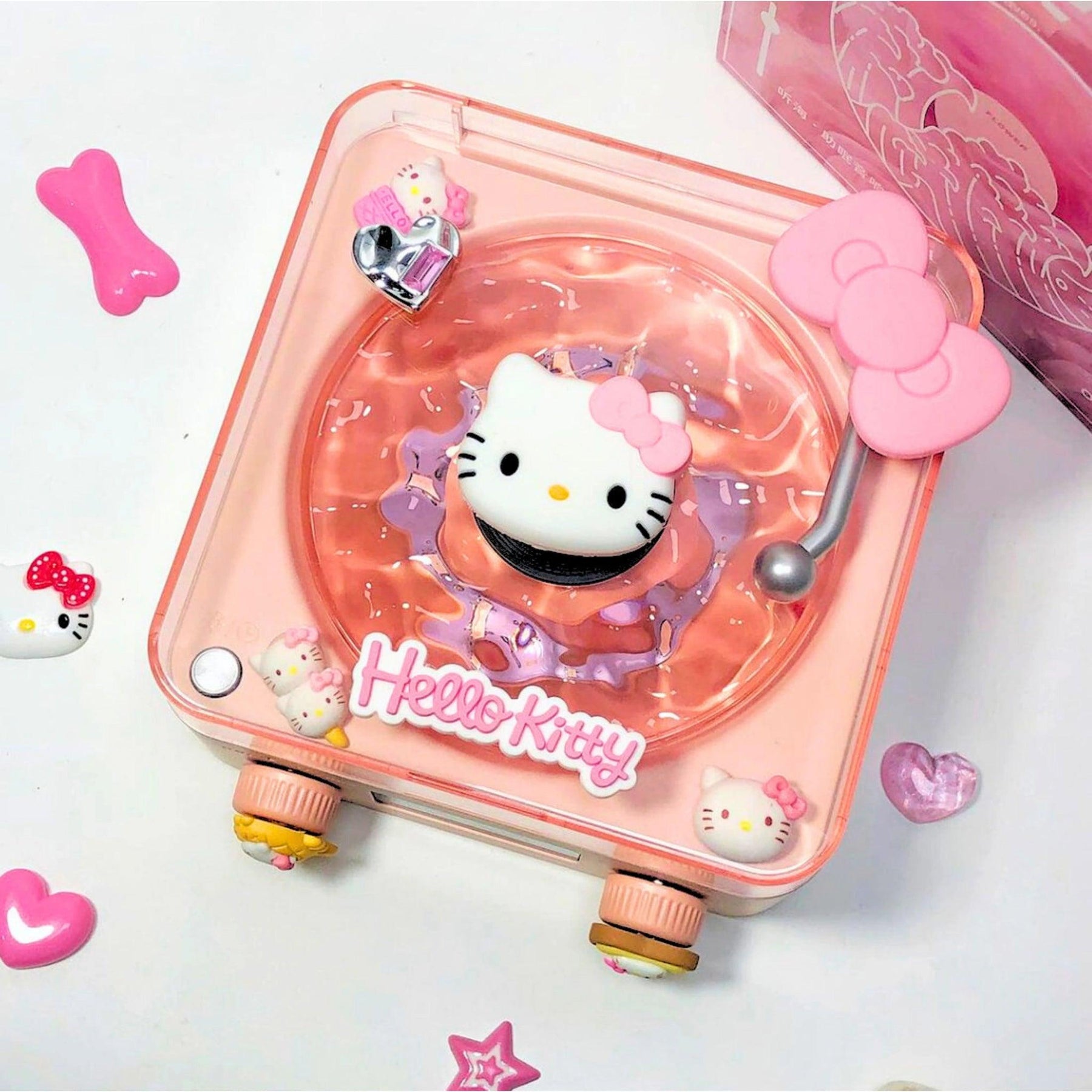 Luminária Caixa de Som Hello Kitty - Bluetooth com Led RGB - ZBaby