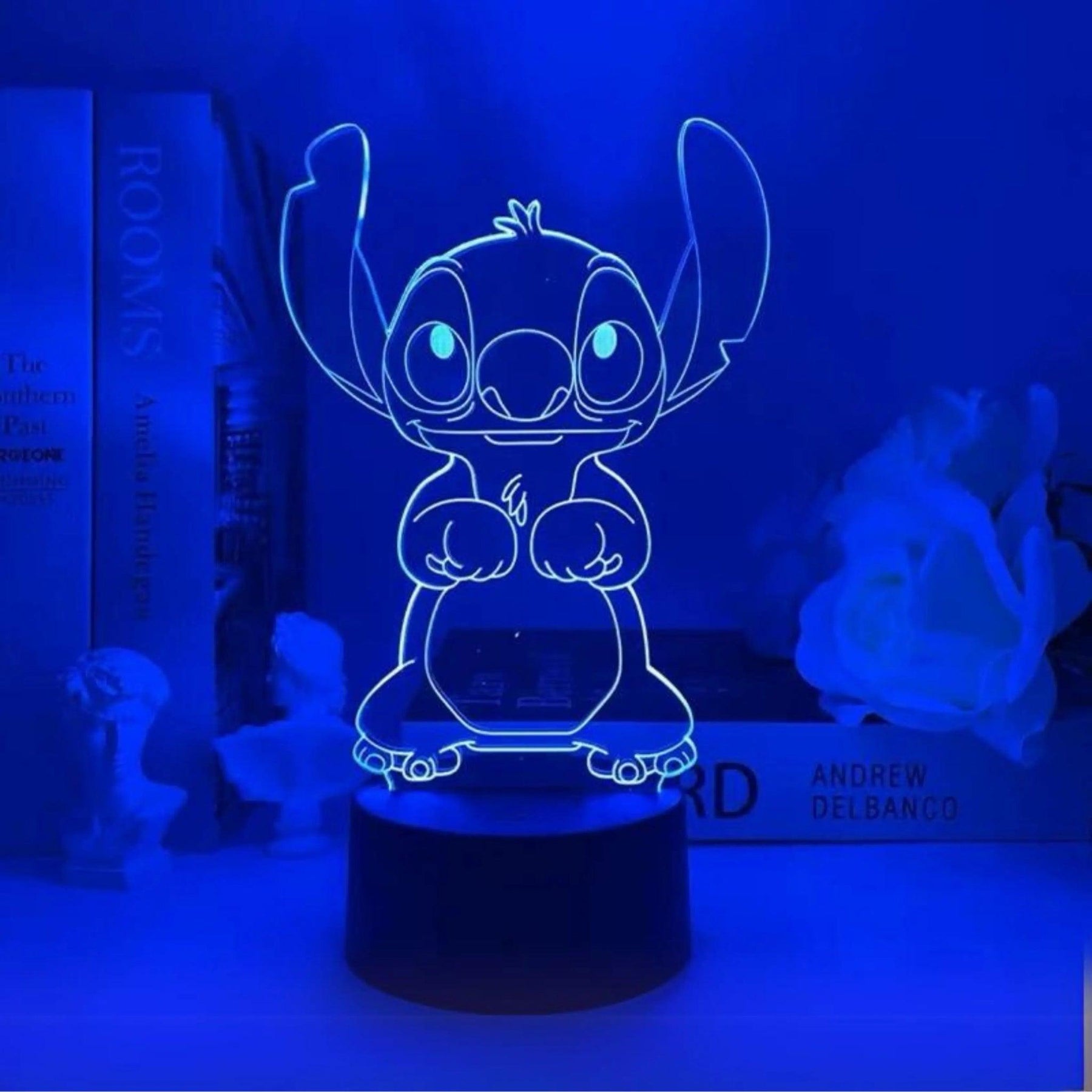 Luminária LED Stitch 3D Infantil - RGB - ZBaby