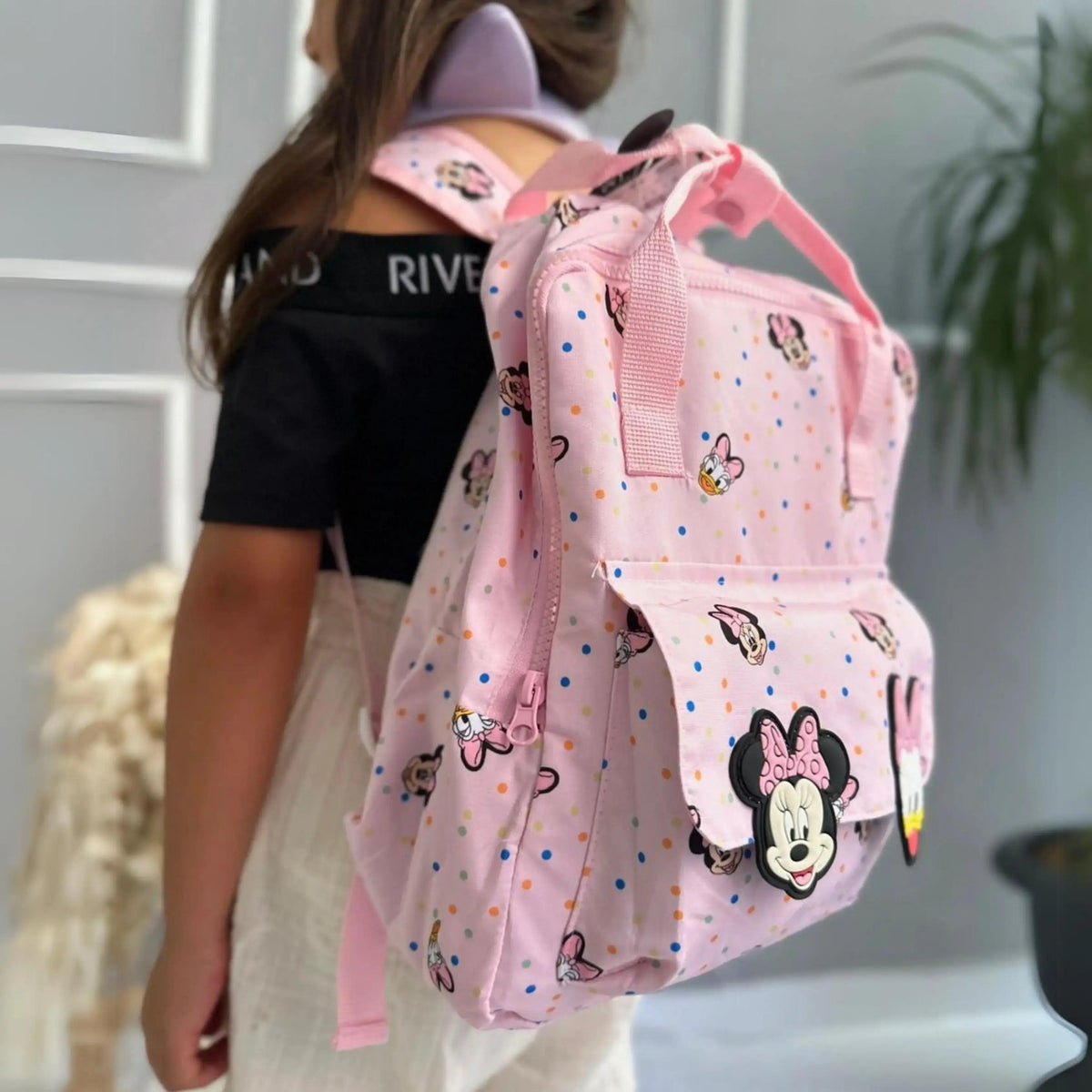 Mochila Escolar Infantil Menina Minnie e Margarida Disney - ZBaby