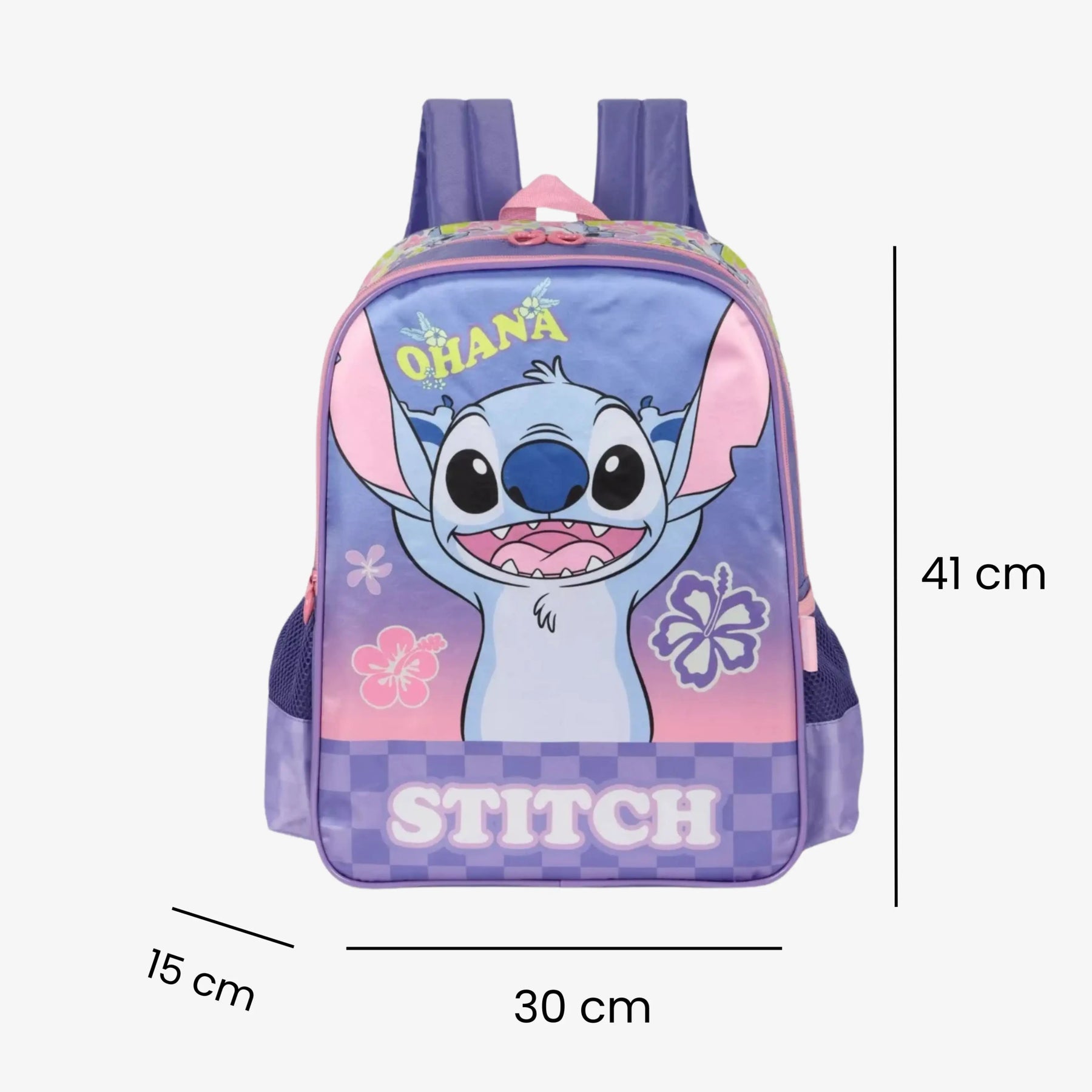 Mochila Escolar Stitch Menina Infantil - ZBaby