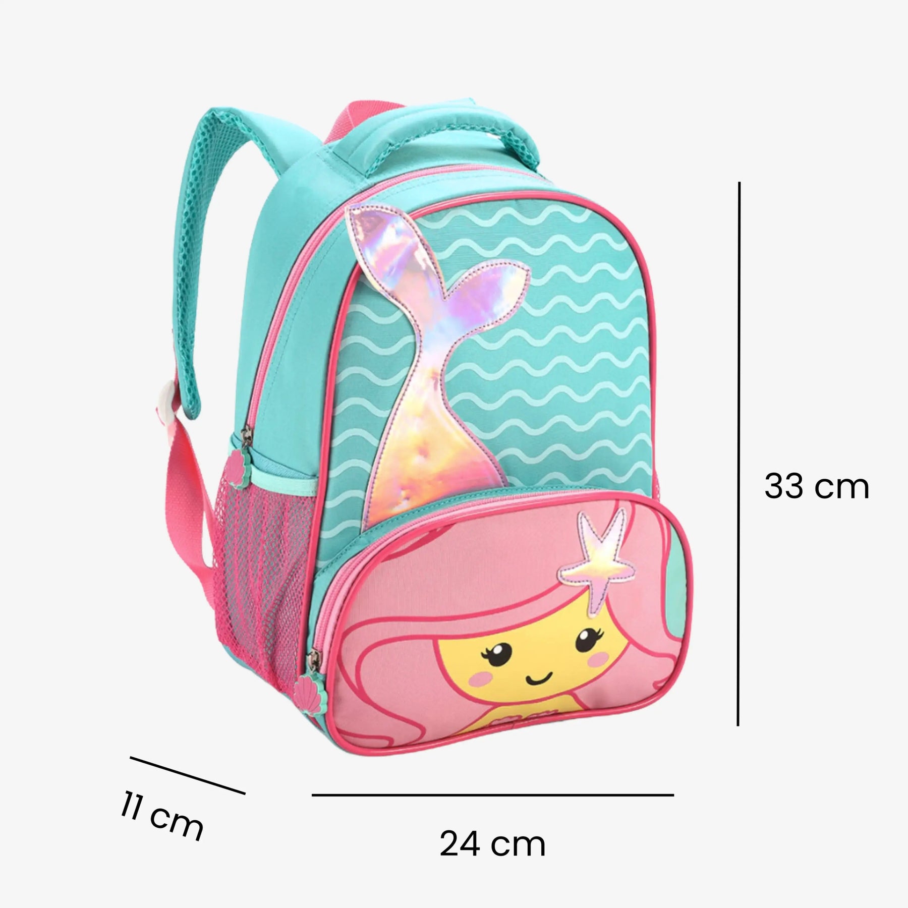 Mochila Infantil Escolar Sereia Menina - ZBaby