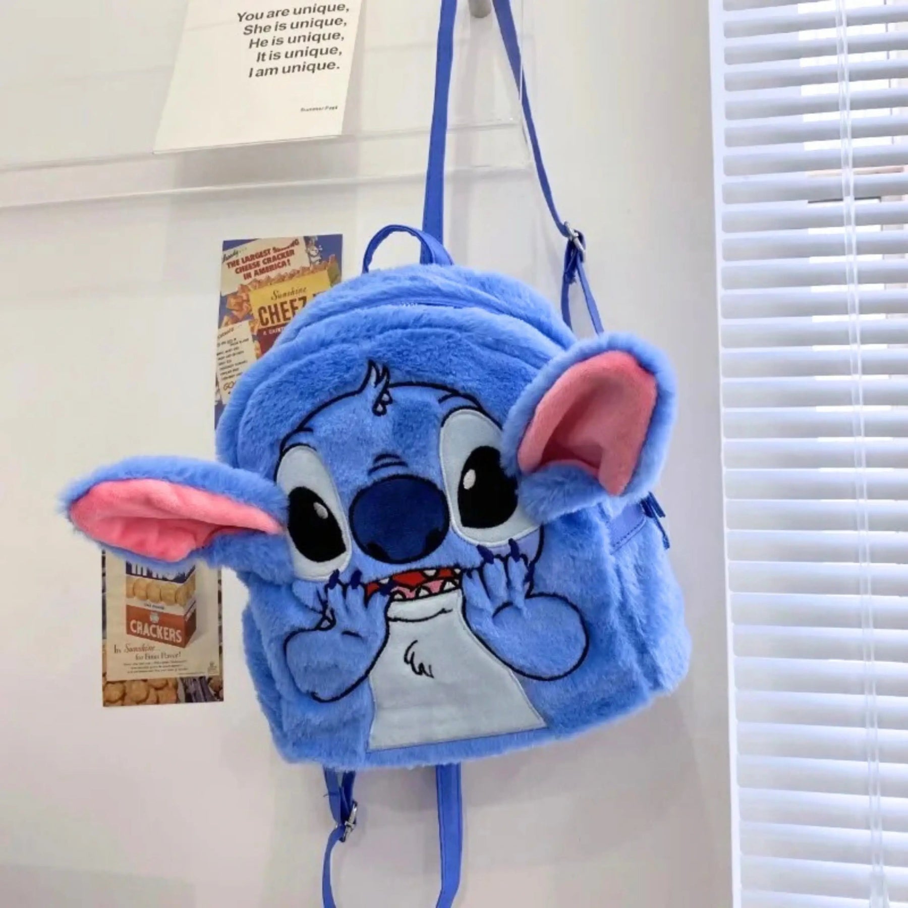 Mochila Infantil Stitch de Pelúcia - ZBaby