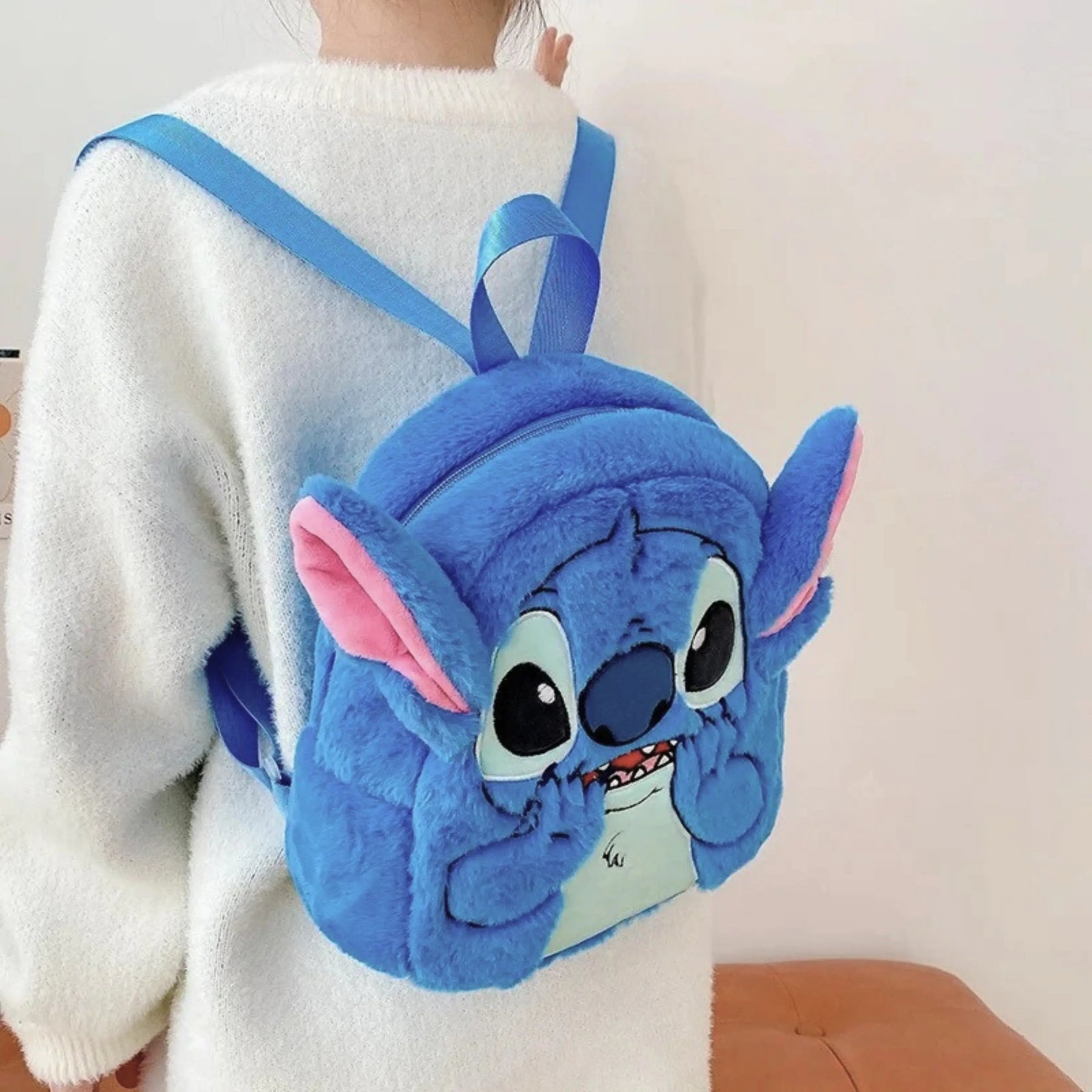 Mochila Infantil Stitch de Pelúcia - ZBaby