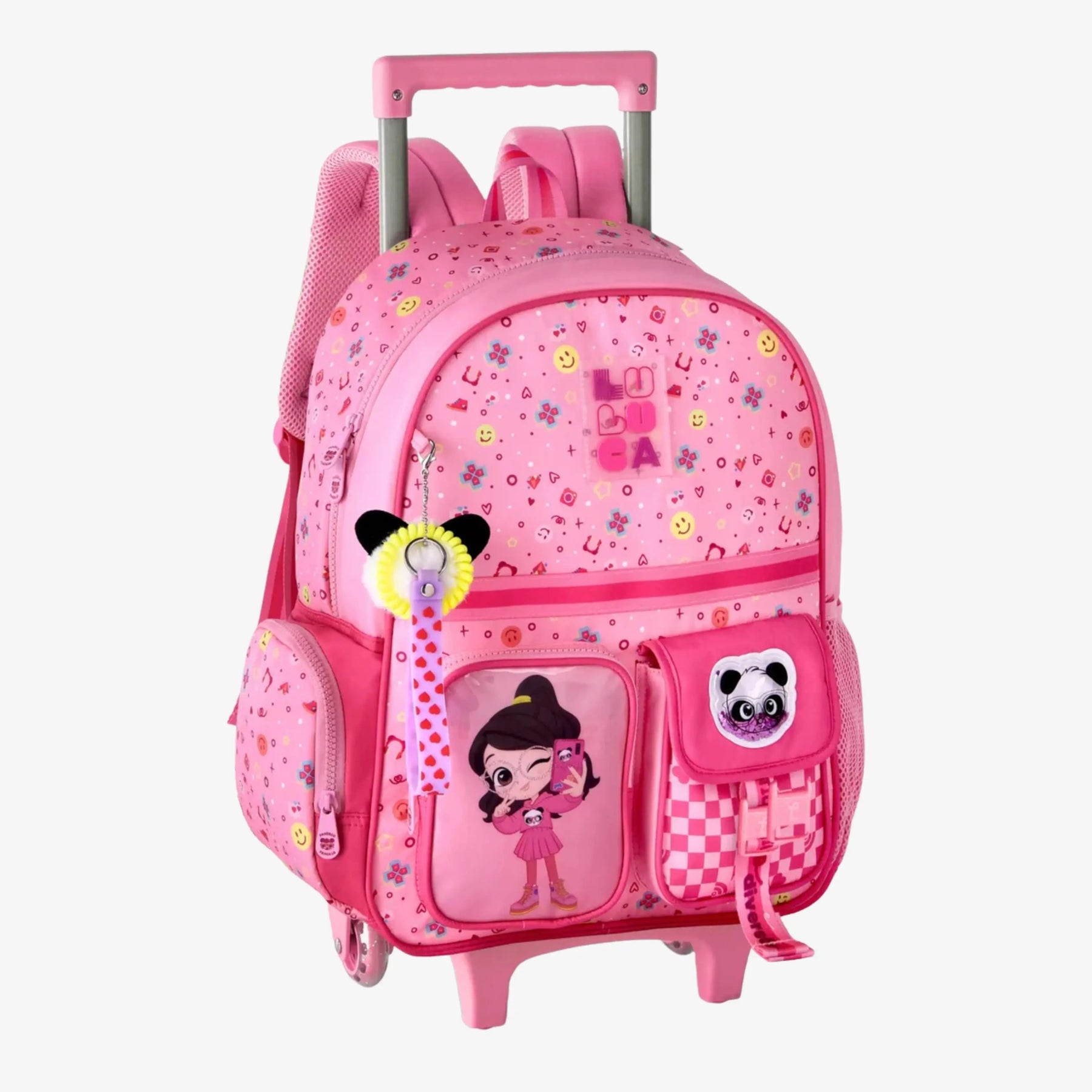 Mochila Luluca Escolar de Rodinha - ZBaby