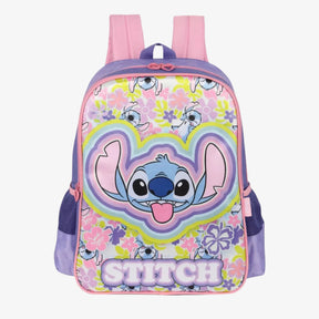 Mochila Stitch Escolar Infantil de Costas Menina - ZBaby