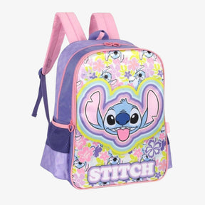 Mochila Stitch Escolar Infantil de Costas Menina - ZBaby