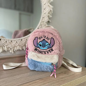 Mochila Stitch Rosa Infantil Menina - ZBaby