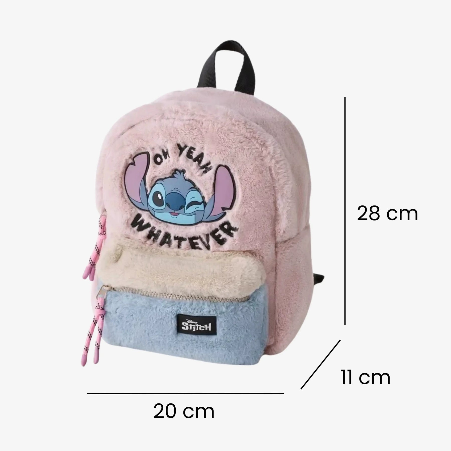 Mochila Stitch Rosa Infantil Menina - ZBaby