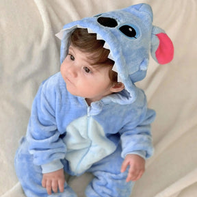 Pijama Stitch Infantil Manga Longa - ZBaby