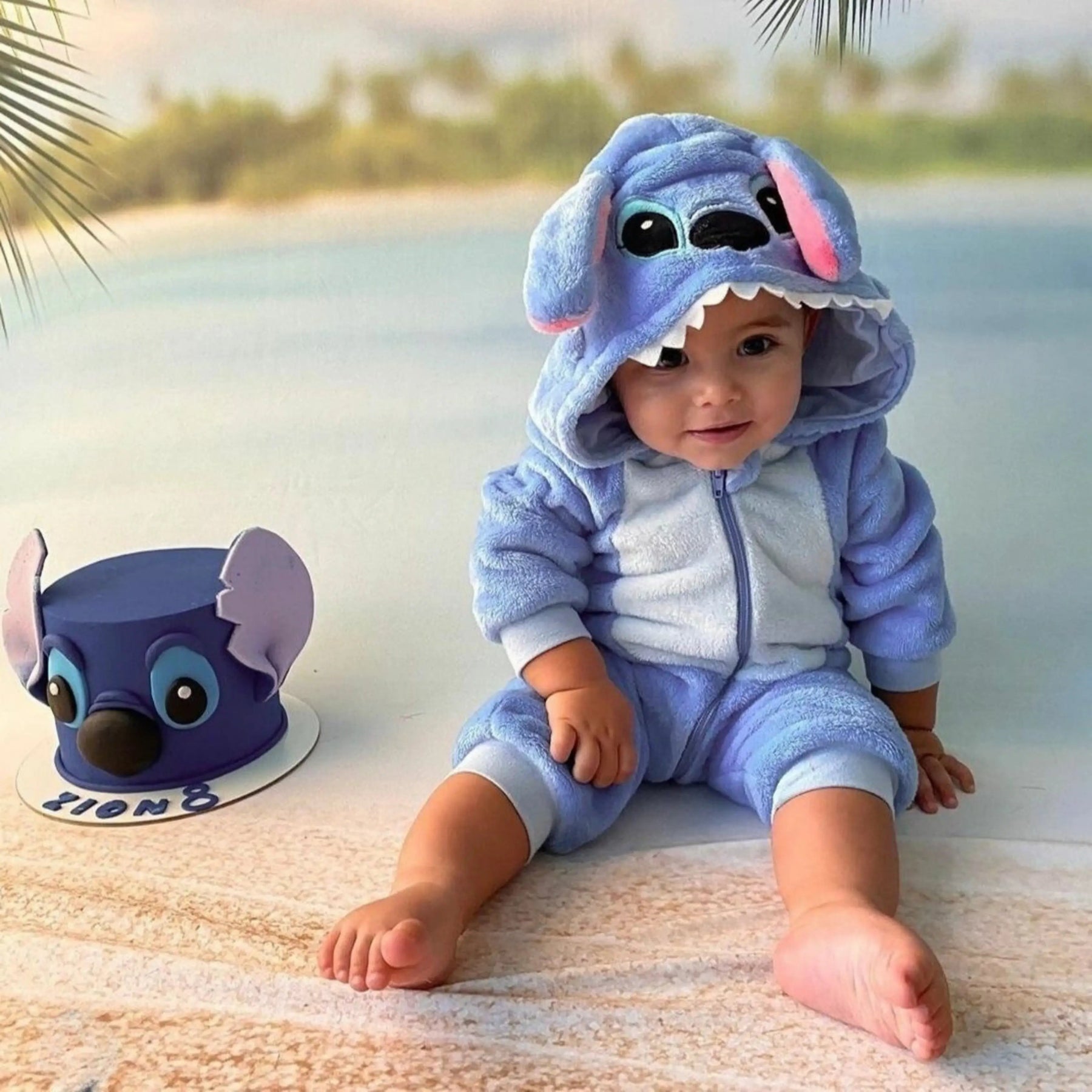 Pijama Stitch Infantil Manga Longa - ZBaby