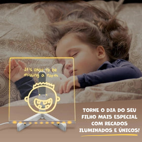 Quadro para Desenhar Infantil com Luz LED - ZBaby