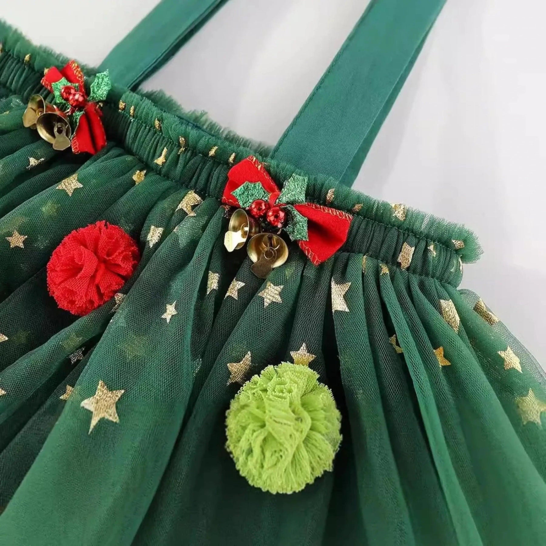 Vestido Árvore de Natal Infantil Verde - ZBaby