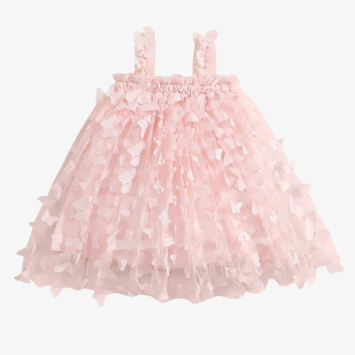 Vestido de Festa Bebê Menina Borboletas - ZBaby