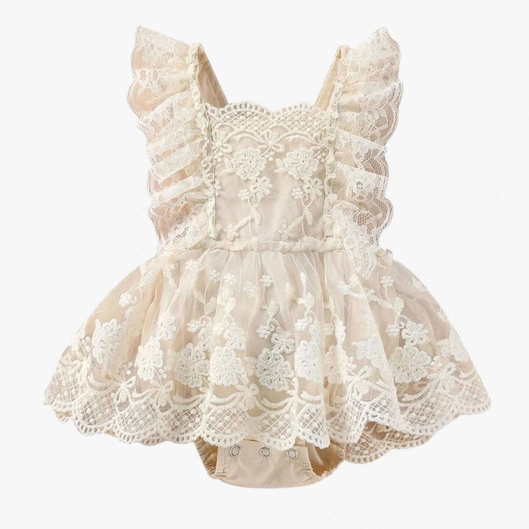 Vestido de Renda Bebê Menina - ZBaby