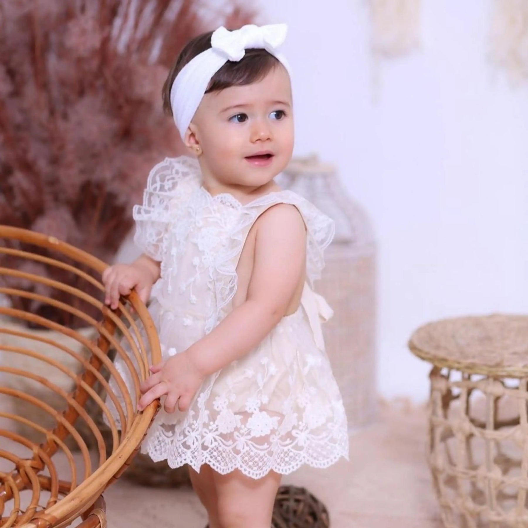 Vestido de Renda Bebê Menina - ZBaby