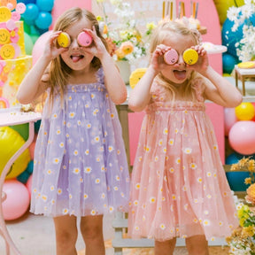 Vestido Floral Infantil Margaridas de Festa - ZBaby