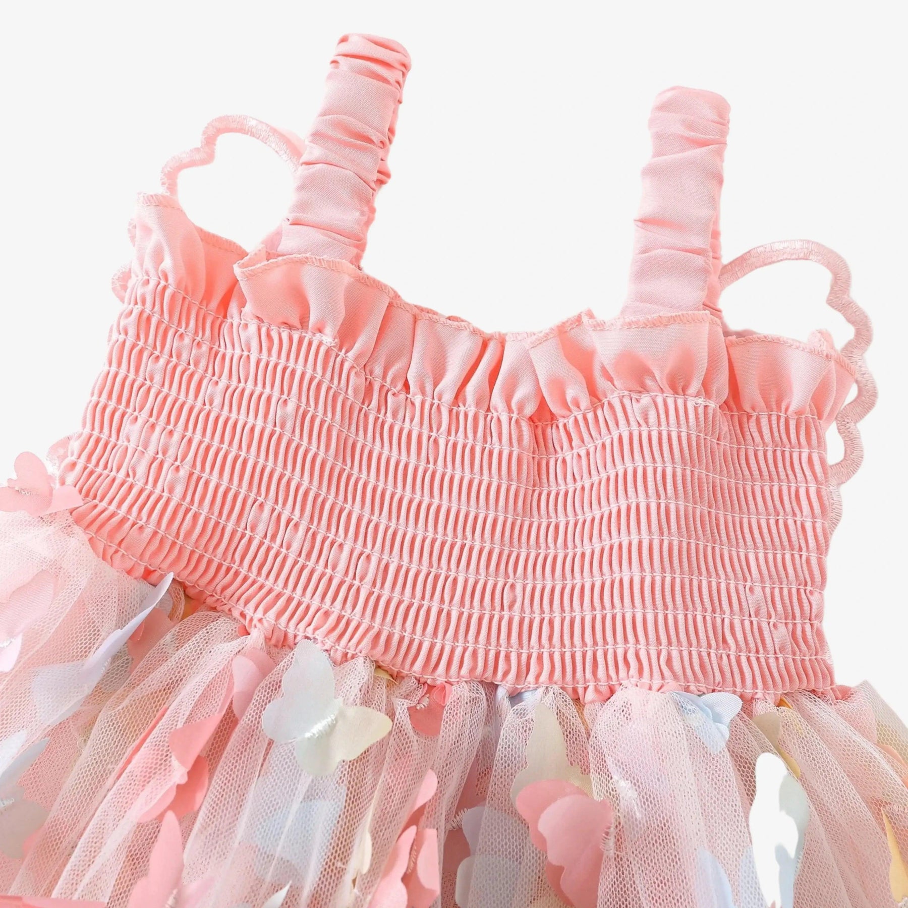 Vestido Infantil Borboletas Rosa para Festa - ZBaby