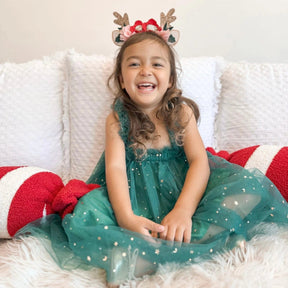 Vestido Infantil de Natal Verde - ZBaby