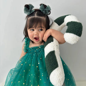 Vestido Infantil de Natal Verde - ZBaby