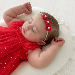 Vestido Infantil de Natal Vermelho - ZBaby